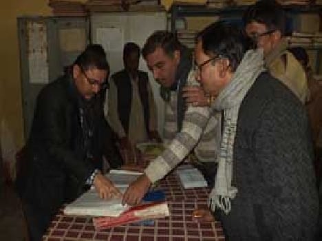 Stopped a day salary of Sanitary Inspector
