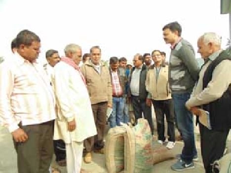 Seeds, were, distributed, to, farmers 