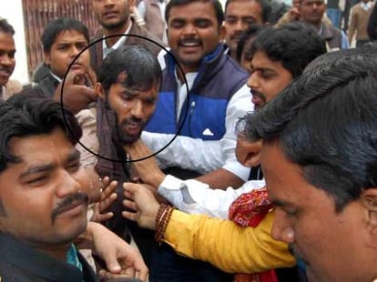 suicide attempt by student leader in allahabad