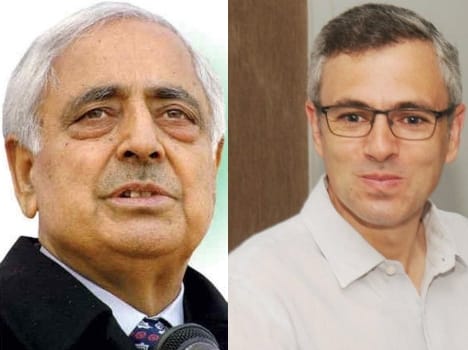 bjp trapped omar and mufti in J&K