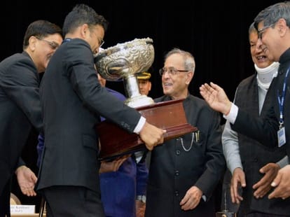 president addressed ias office in civil service academy.
