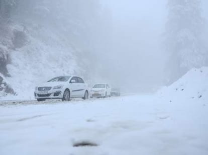 rainfall in shimla, snowfall at rohtang.