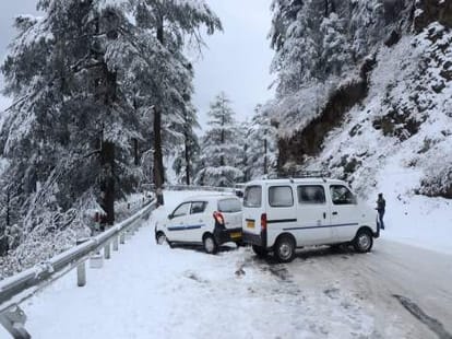 Blackout in Himachal due to Snowfall