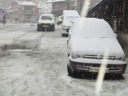 rainfall in shimla, snowfall at rohtang.
