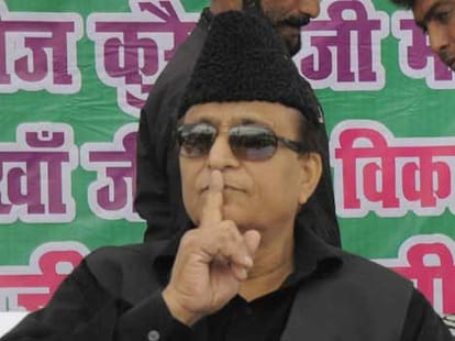 Azam Khan in Sitapur.