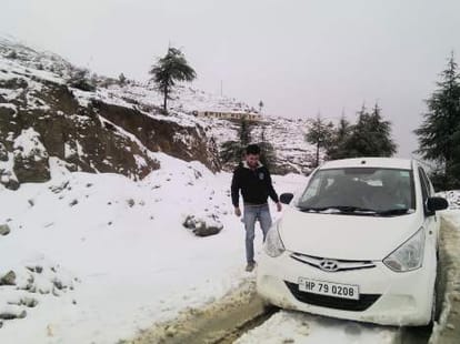 HRTC bus service on local roots in shimla.