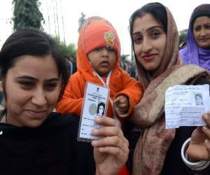villagers enjoying political campaigns