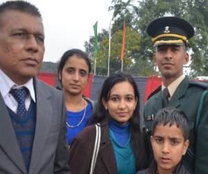 passing out parade, zirakpur son rahul yadav become officer