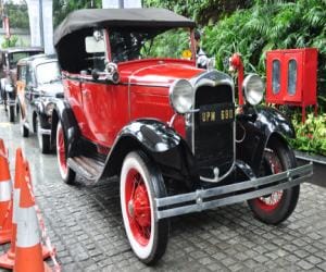 vintage car and bike rally.