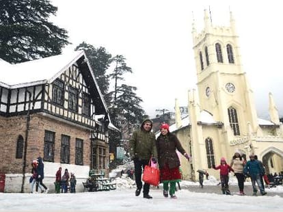 Blackout in Himachal due to Snowfall