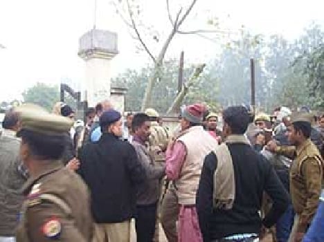 BJP members grapple with the police administration