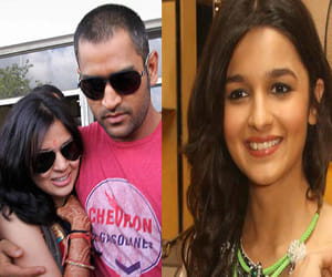 Alia Bhatt become Dhoni's wife?