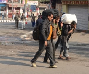 city back to routine after pm narendra modi rally