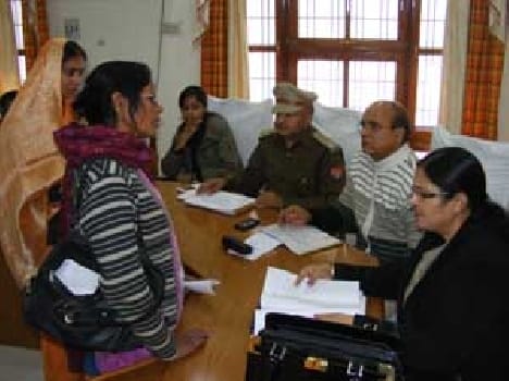 Women's Commission members heard complaints