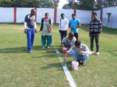 A day after football mahakumbh has been started in neharu stadium