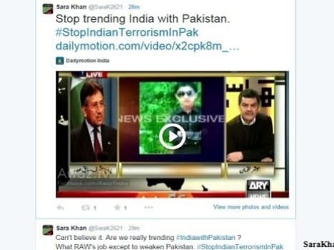India opposes on twitter