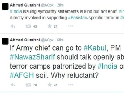 India opposes on twitter