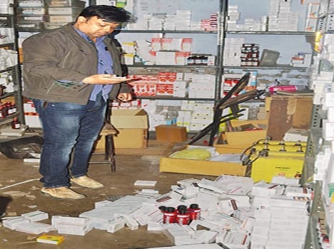 Theft of 18 million in medical store