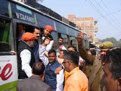 112 workers of Hindu Yuwa wahini has been arrested 