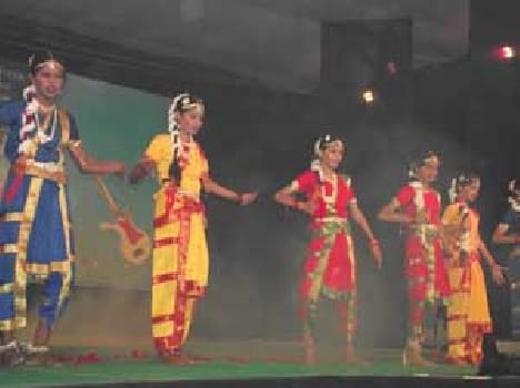 children enjoying annual function