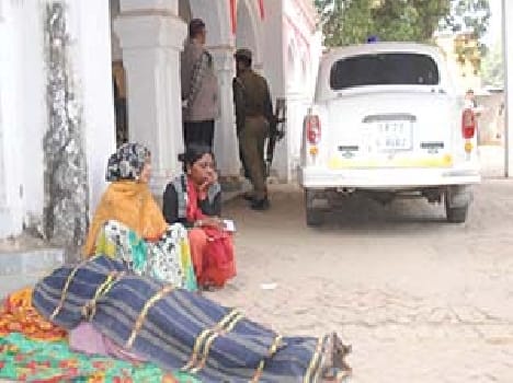 SP 's doorstep tormented woman