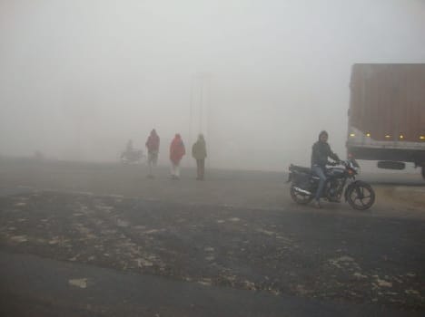 fog in mathura