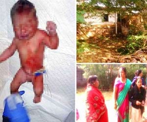 Mother abandoned Newborn baby girl in dumpster to be eaten by ants in Bhopal