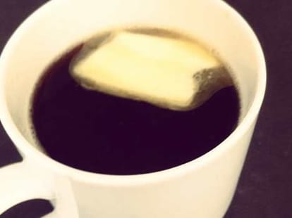 butter in coffee reduce weight