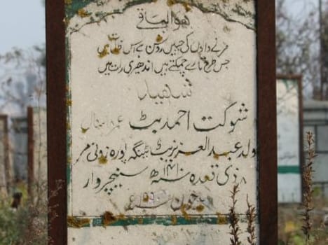 special story on kashmir graveyard