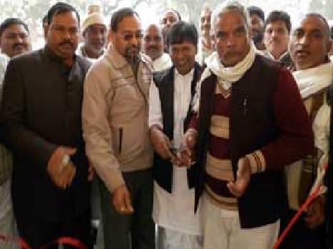 The dedication of the newly built school