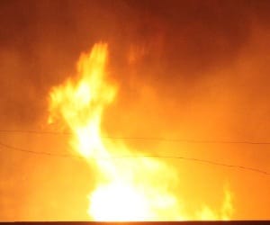 Horrible Fire in Plastic Goods Go Down in Chandigarh