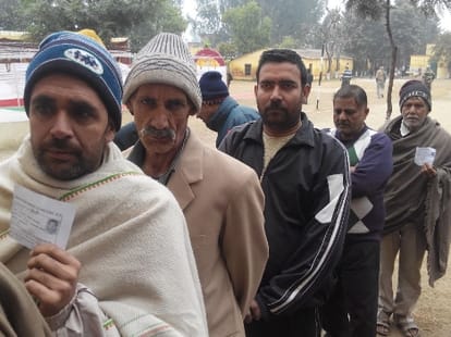 arjun sharma cast first time voting in assembly election