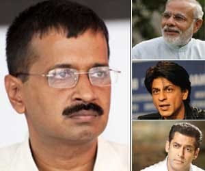 Kejriwal beaten Modi-shahrukh-salman in ABP News Poll