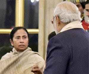 left meet pm on targets mamta banarjee.