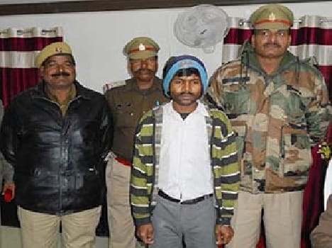 Police boarded handle vicious punk