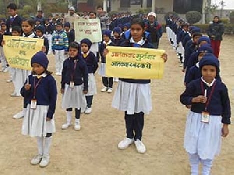 Kept silence in memory of the innocent children