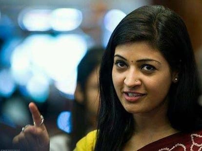 tampering with AAP MLA Alka, the dirty gesture