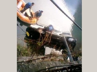 bolero cat fall in larji dam, two died.