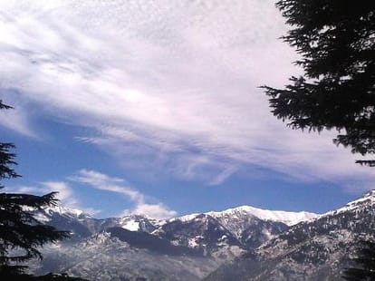 snowfall in himachal in 2015.
