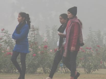 Ghaziabad was coldest in ncr on sunday.