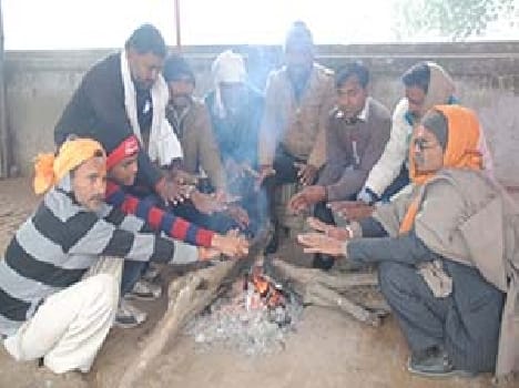 Six people sick from being cold