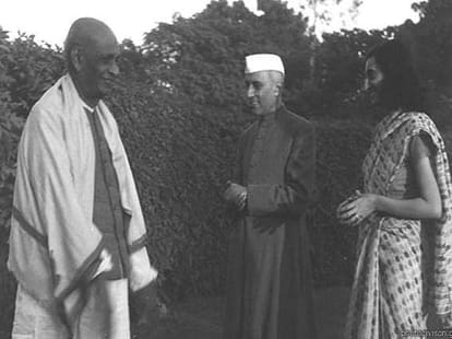 what was the opinion of sardar patel in reconversion?
