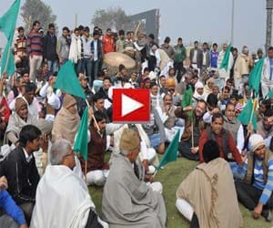 Video: farmers kaam roko aandolan in greater noida