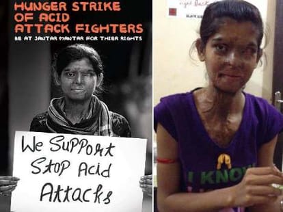 acid attack victim fashion show