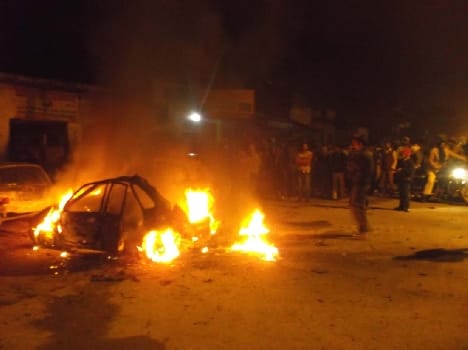 car in fire