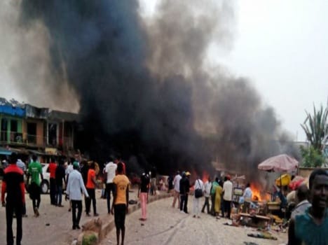 20 people killed bomb blast in nigeria