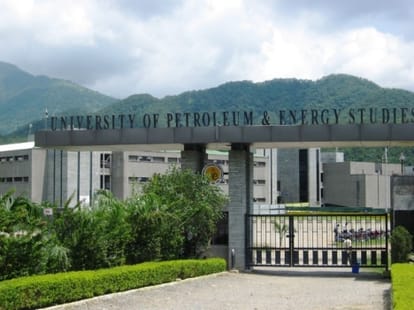 petroleum university made road in dehradun.