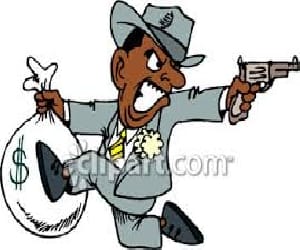 A Million Dollar Woman robbed in broad daylight.