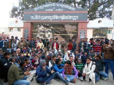 Violence in the two groups of students
