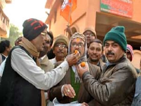 BJP unprecedented victory Jume